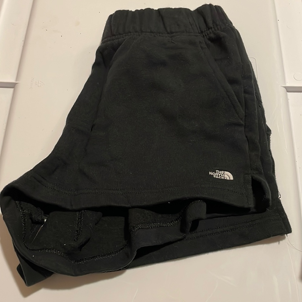 Black North Face Sweat Shorts